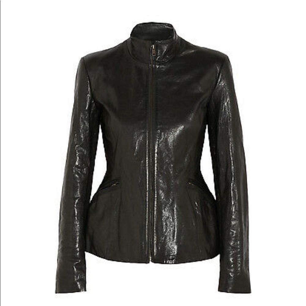 Theyskens’ Theory Jabari Black Leather Jacket
